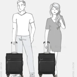 Handbagage Koffers^Travelite Miigo handbagage koffer 55 cm black