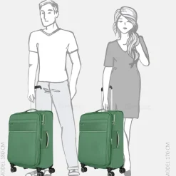 Reiskoffers^Travelite Miigo koffer 67 cm green