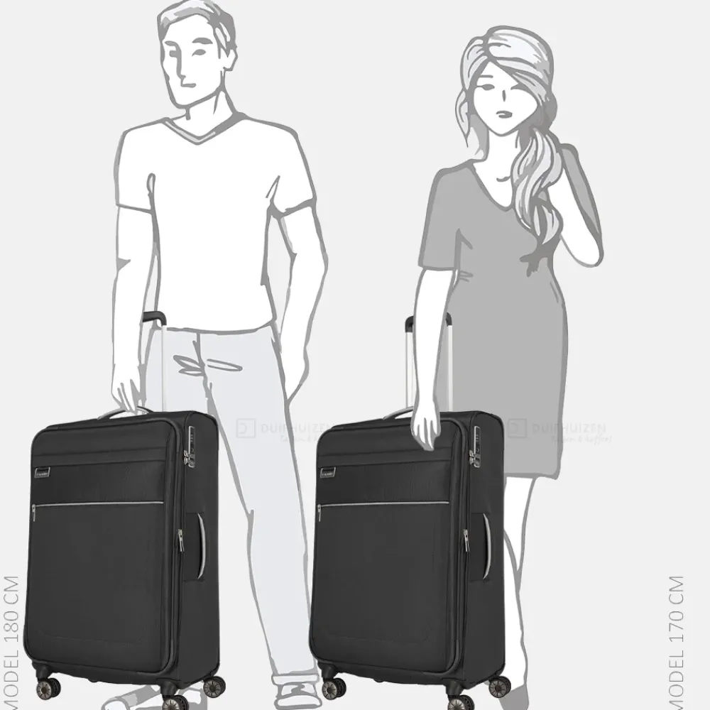 Reiskoffers^Travelite Miigo koffer 77 cm black