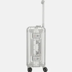 Handbagage Koffers^Travelite Next 2.0 handbagage koffer 55 cm silver
