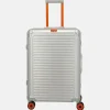 Reiskoffers^Travelite Next 2.0 reiskoffer 67 cm Limited Edition silver-orange