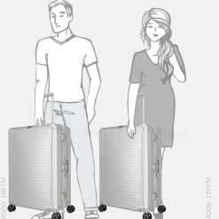 Reiskoffers^Travelite Next 2.0 reiskoffer 77 cm silver