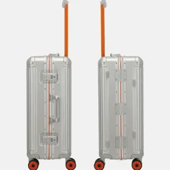 Reiskoffers^Travelite Next 2.0 reiskoffer 67 cm Limited Edition silver-orange