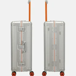 Reiskoffers^Travelite Next 2.0 reiskoffer 75 cm Limited Edition silver-orange
