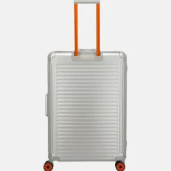Reiskoffers^Travelite Next 2.0 reiskoffer 75 cm Limited Edition silver-orange