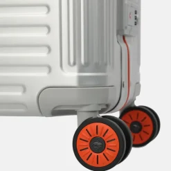 Reiskoffers^Travelite Next 2.0 reiskoffer 75 cm Limited Edition silver-orange