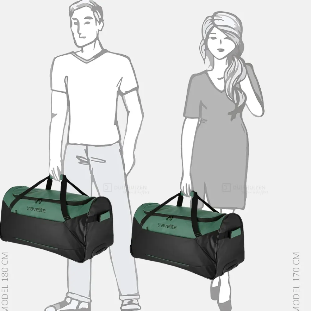 Reistassen Op Wielen^Travelite Tarp reistas op wielen 71 cm dark green