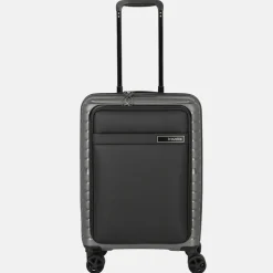Handbagage Koffers^Travelite Trient Frontpocket handbagage koffer 55 cm anthracite