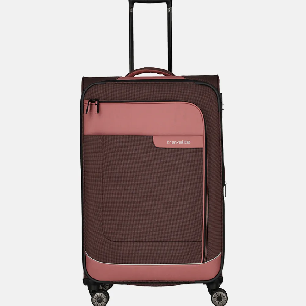 Reiskoffers^Travelite Viia koffer 77 cm rose