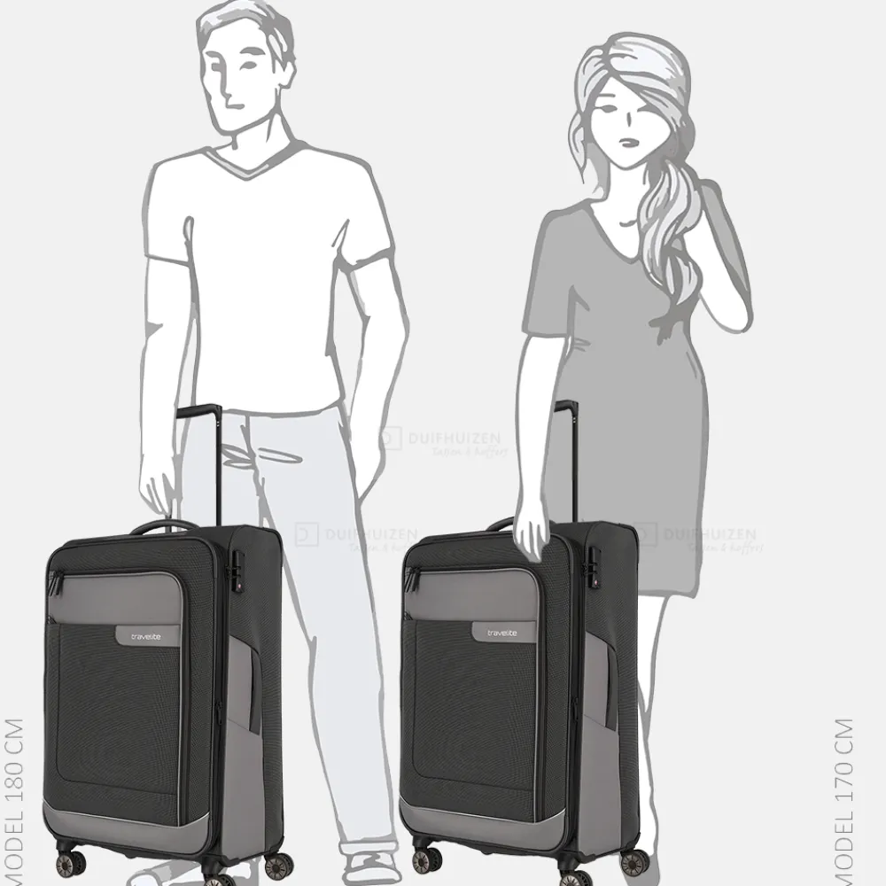 Reiskoffers^Travelite Viia koffer 77 cm anthracite