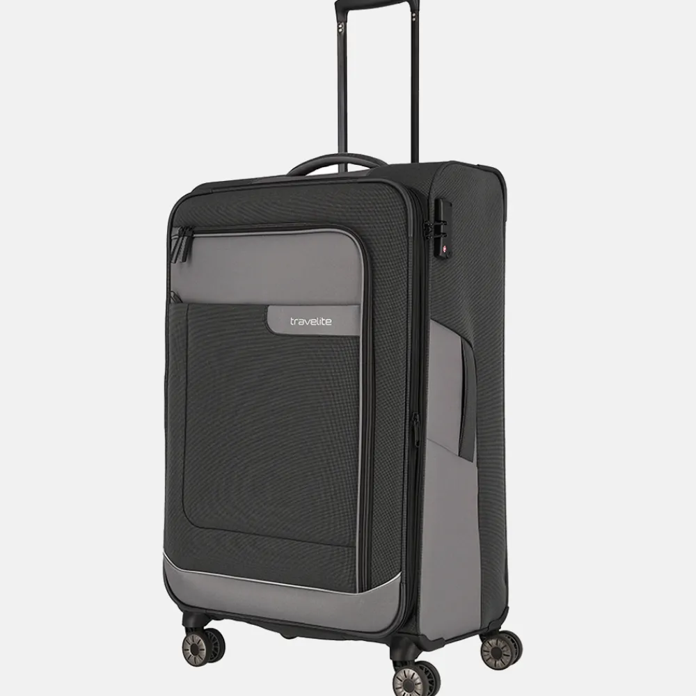 Reiskoffers^Travelite Viia koffer 77 cm anthracite