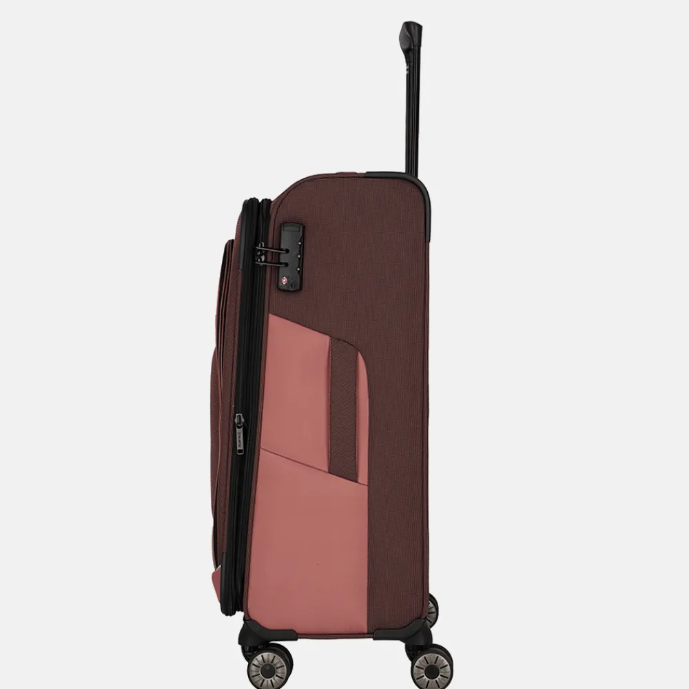 Reiskoffers^Travelite Viia koffer 67 cm rose