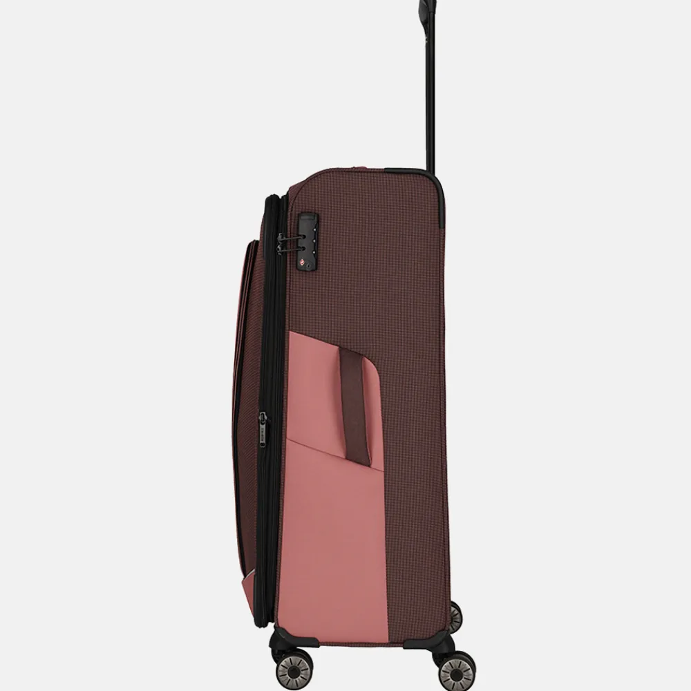 Reiskoffers^Travelite Viia koffer 77 cm rose