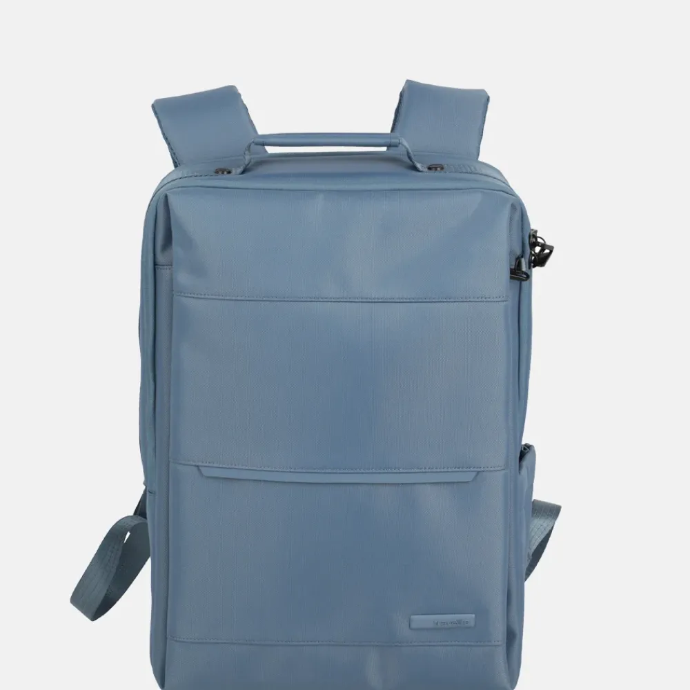 Laptop Rugzakken^Travelite Workfloow laptoprugzak 15 inch M denimblue
