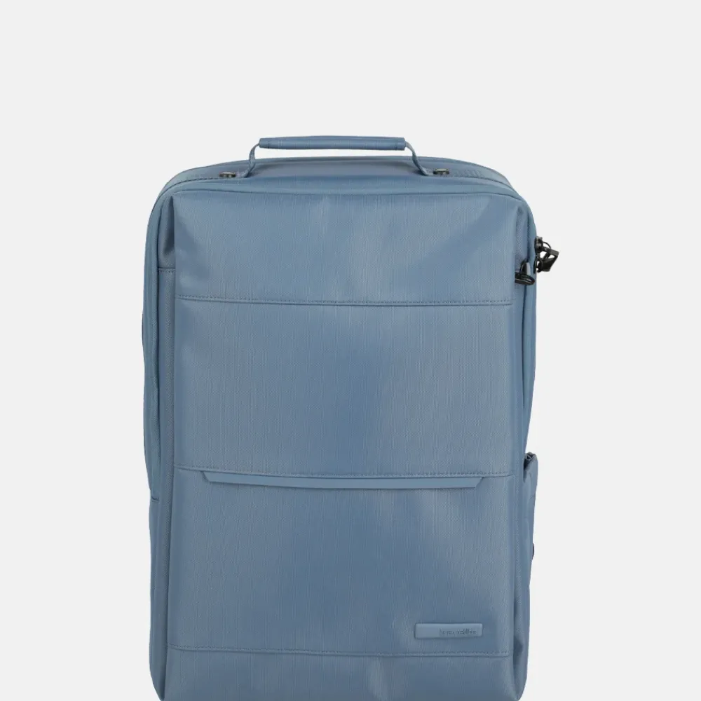 Laptop Rugzakken^Travelite Workfloow laptoprugzak 15 inch M denimblue