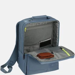 Laptop Rugzakken^Travelite Workfloow laptoprugzak 15 inch M denimblue