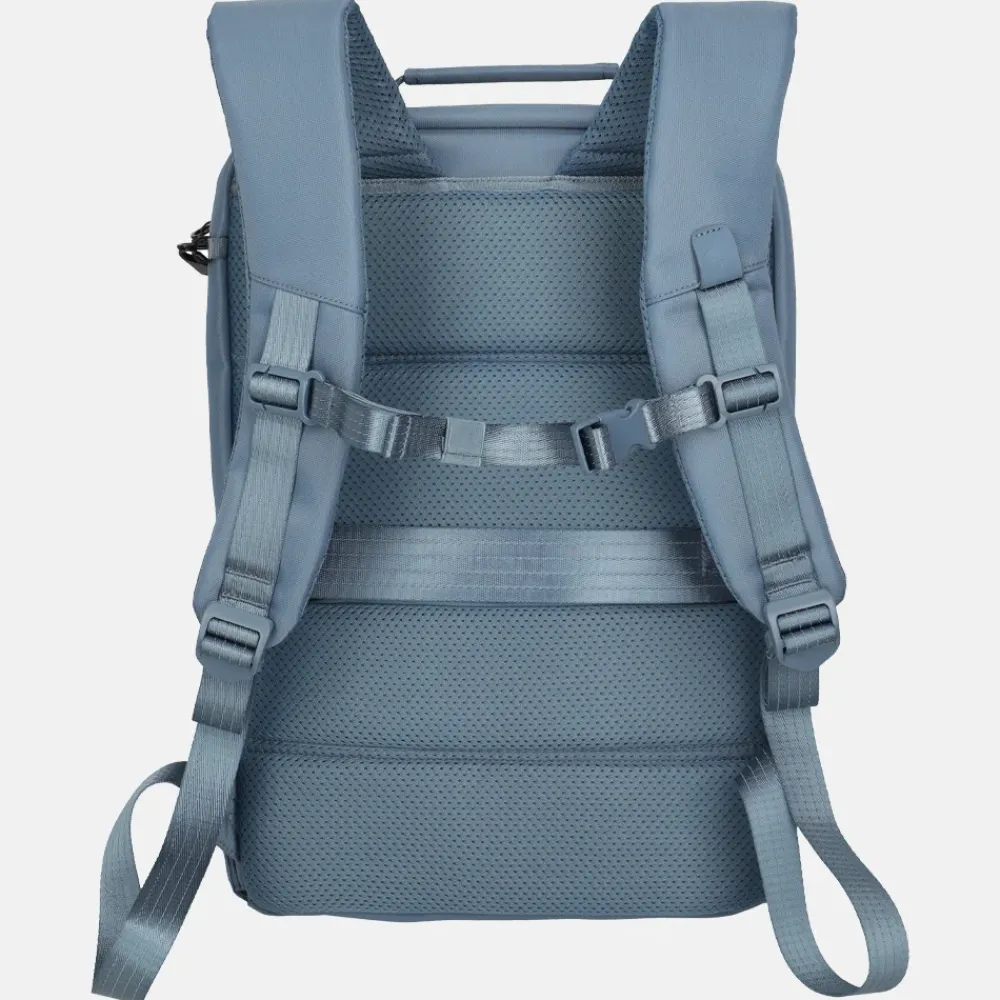 Laptop Rugzakken^Travelite Workfloow laptoprugzak 15 inch M denimblue