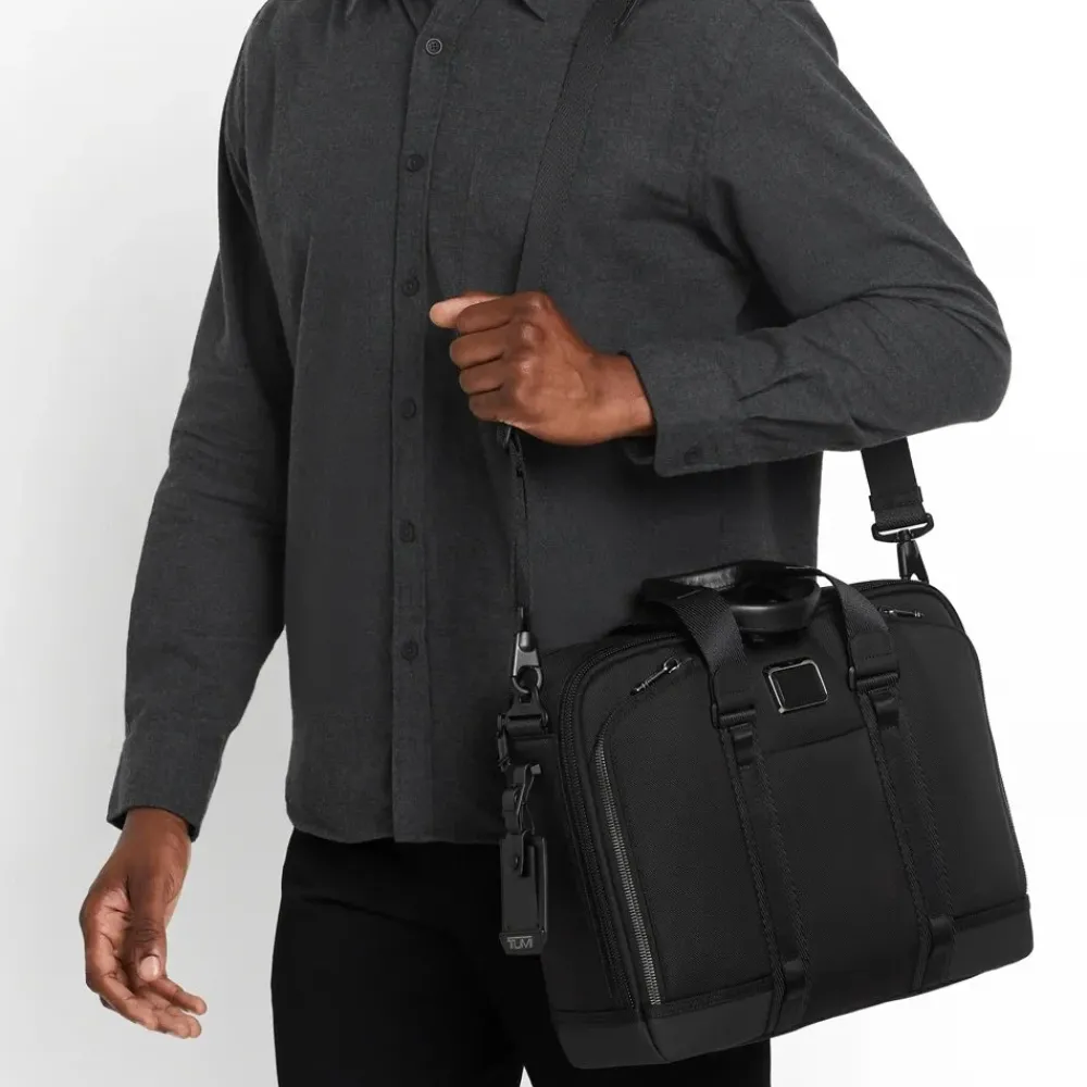 Heren Laptoptassen^Tumi Albany Alpha Bravo Academy laptoptas black