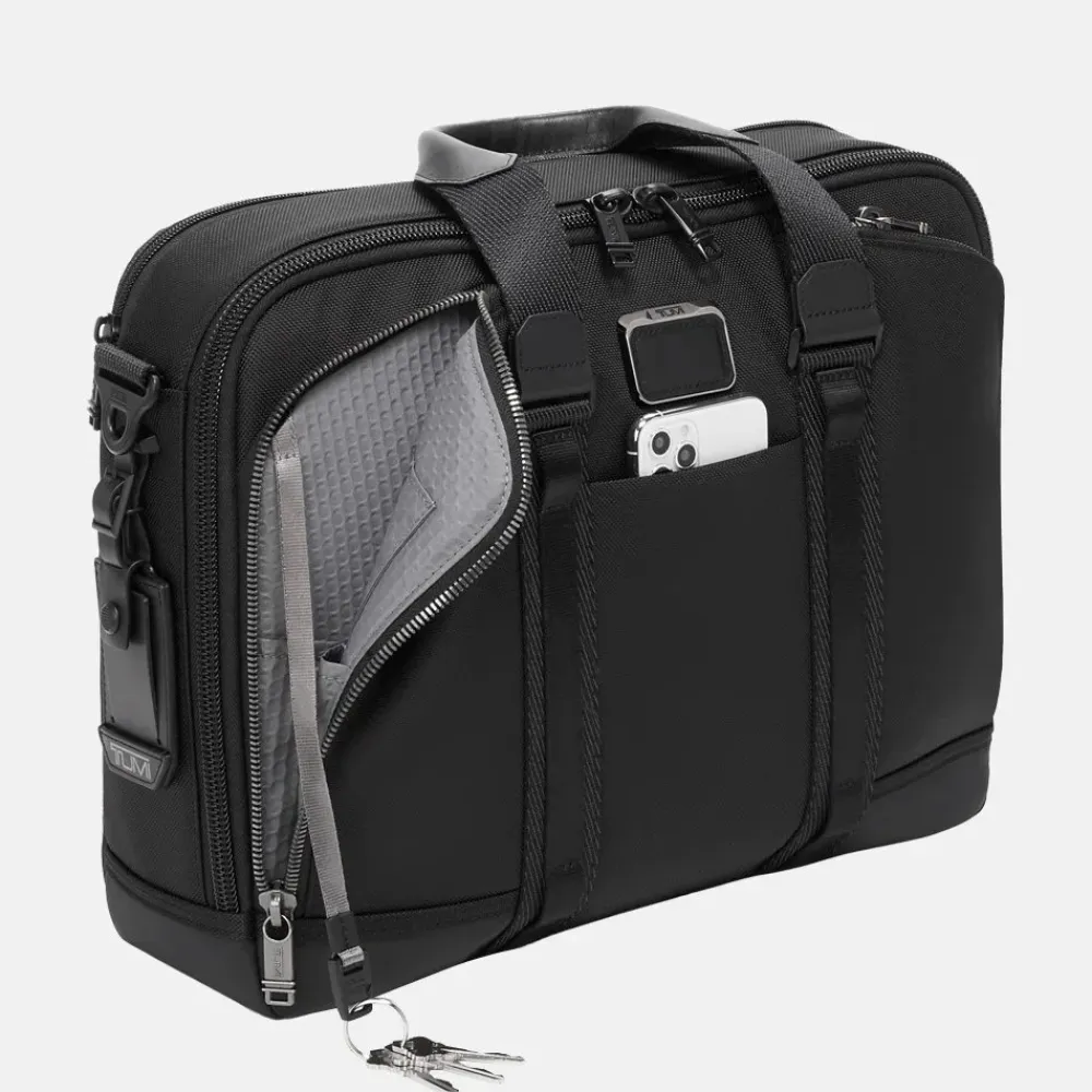 Heren Laptoptassen^Tumi Albany Alpha Bravo Academy laptoptas black