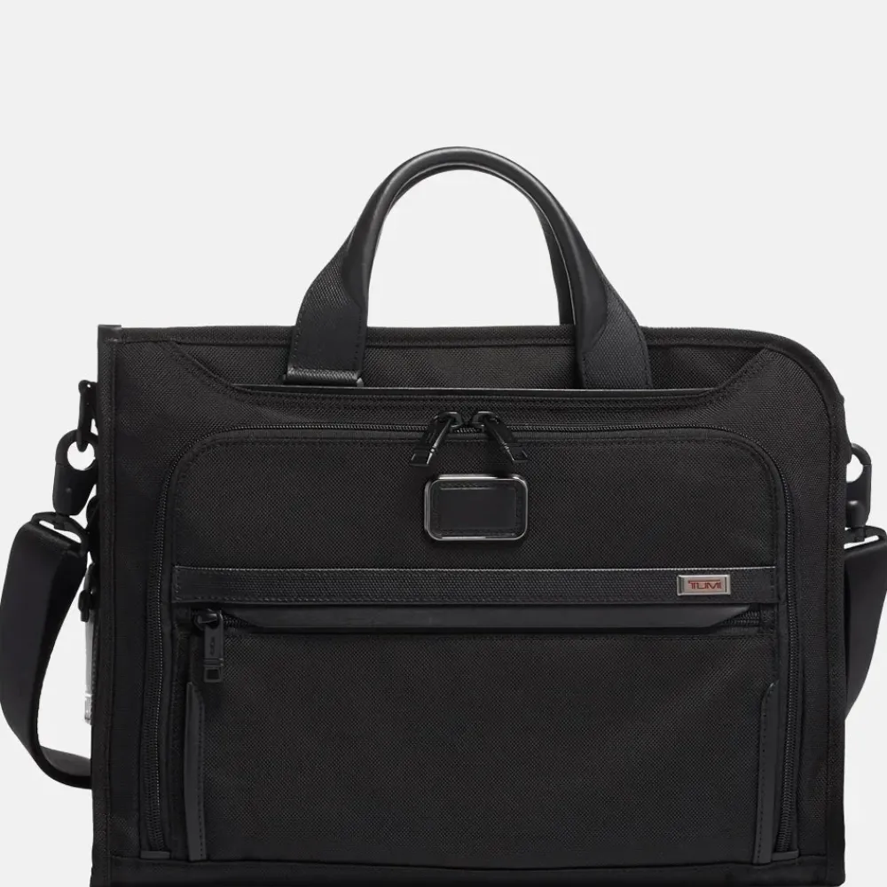 Heren Laptoptassen^Tumi Alpha Slim Deluxe laptoptas black