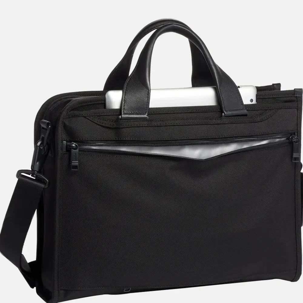 Heren Laptoptassen^Tumi Alpha Slim Deluxe laptoptas black