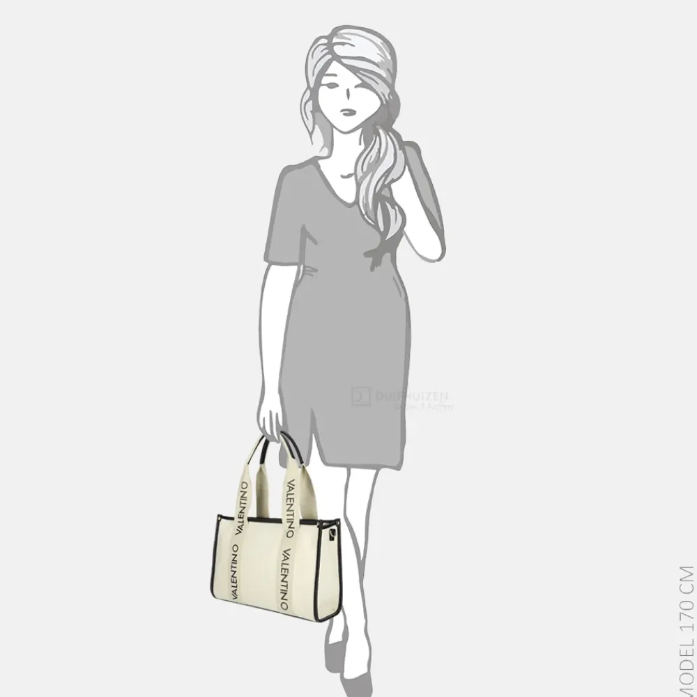 Shoppers^Valentino Bags Candle shopper naturale/nero