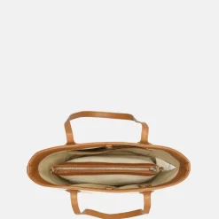 Shoppers^Valentino Bags Covent shopper naturale/cuoi