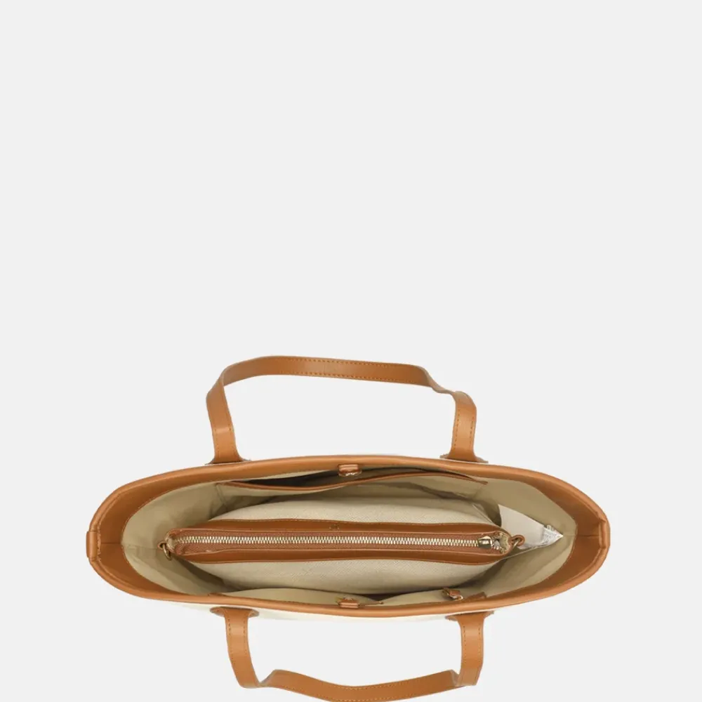 Shoppers^Valentino Bags Covent shopper naturale/cuoi