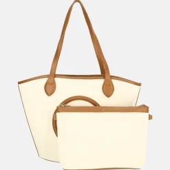 Shoppers^Valentino Bags Covent shopper naturale/cuoi