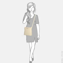 Crossbody Tassen^Valentino Bags Pansy crossbody tas ecru