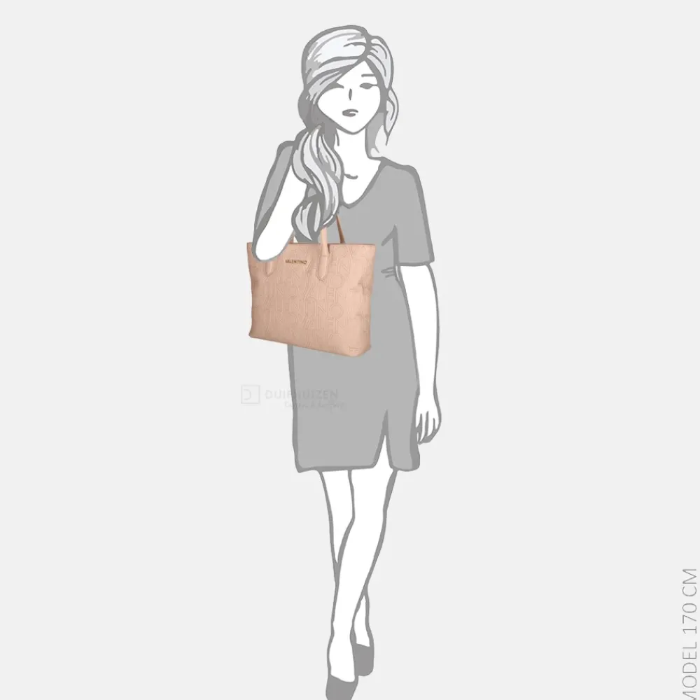 Shoppers^Valentino Bags Pansy shopper cipria