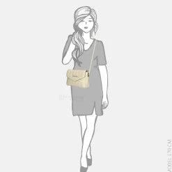 Crossbody Tassen^Valentino Bags Petal Re crossbody tas ecru