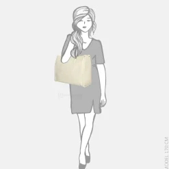 Schoolhandtassen | Handtassen^Valentino Bags Rised handtas 13 inch L ecru