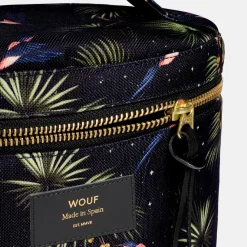Toilettassen^Wouf Paradise toilettas XL black