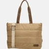 Dames Laptoptassen^Zebra Trends Elkse Puffy shopper taupe