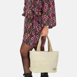 Handtassen^Zebra Trends Elske puffy handtas M creme
