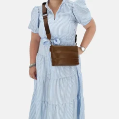Crossbody Tassen^Zebra Trends Evie crossbody tas bruin