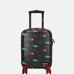 Kinderkoffers^Zebra Trends kinderkoffer raceauto zwart