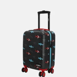 Kinderkoffers^Zebra Trends kinderkoffer raceauto zwart