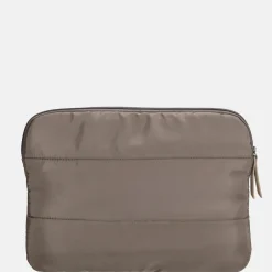 School Accessoires | Laptophoezen^Zebra Trends laptophoes puffy 13 inch donkertaupe