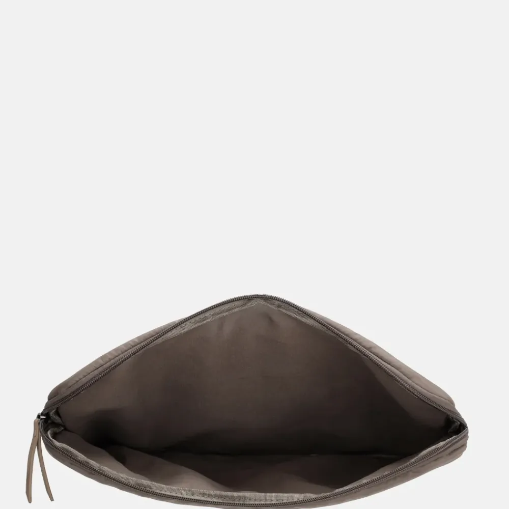 School Accessoires | Laptophoezen^Zebra Trends laptophoes puffy 13 inch donkertaupe