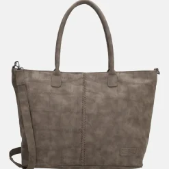Shoppers^Zebra Trends Mirjam shopper donkerbruin