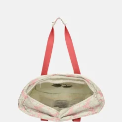 Strandtassen^Zebra Trends strandtas met koelvak abstract roze