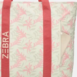 Strandtassen^Zebra Trends strandtas met koelvak abstract roze