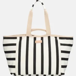 Strandtassen^Zebra Trends strandtas zwart/wit