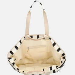 Strandtassen^Zebra Trends strandtas zwart/wit