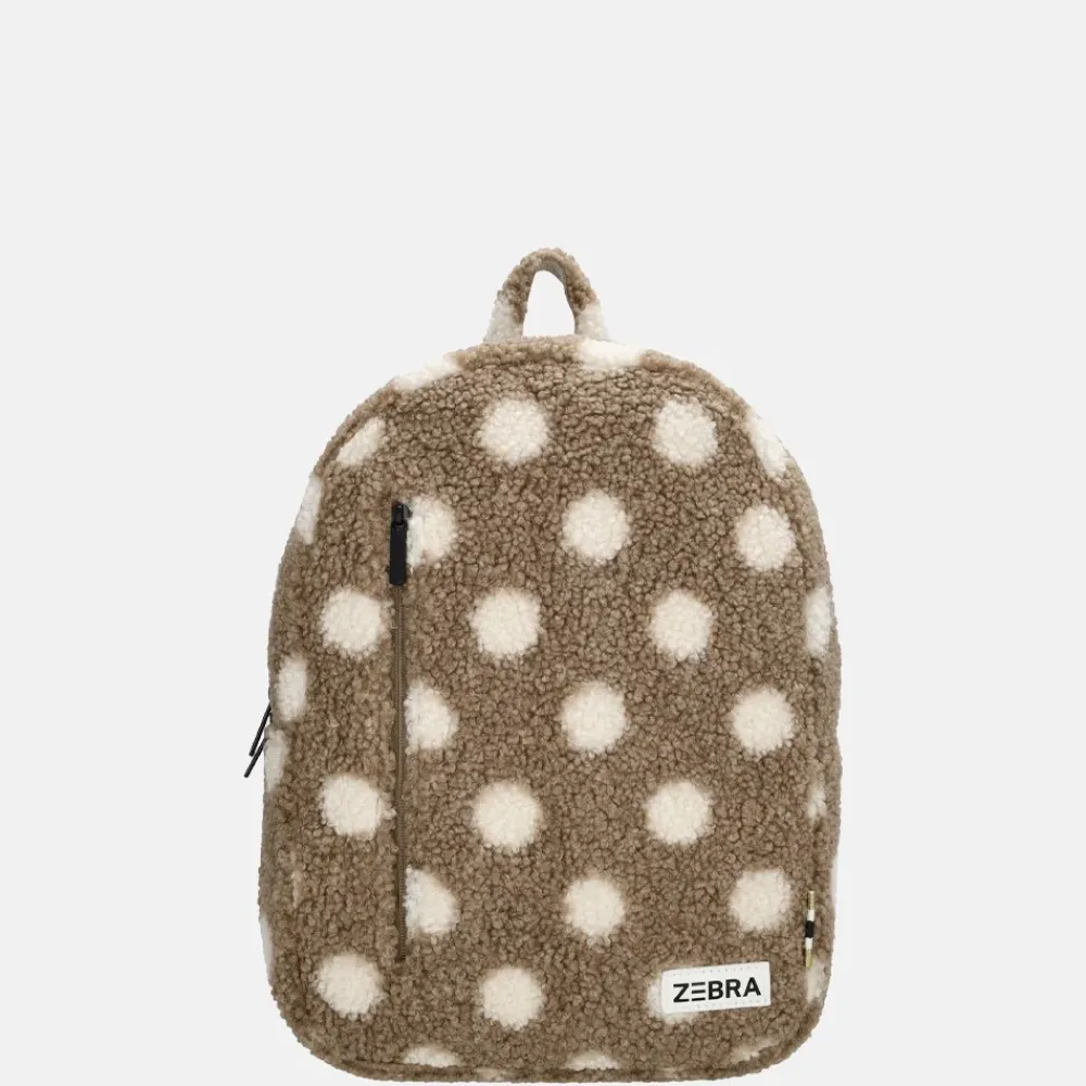 Kinderrugzakken Met Naam | Kinderrugzakken^Zebra Trends teddy stip kinderrugzak M taupe