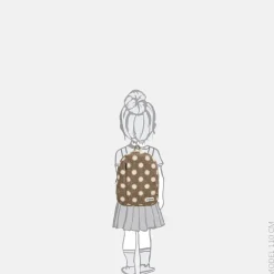 Kinderrugzakken Met Naam | Kinderrugzakken^Zebra Trends teddy stip kinderrugzak M taupe