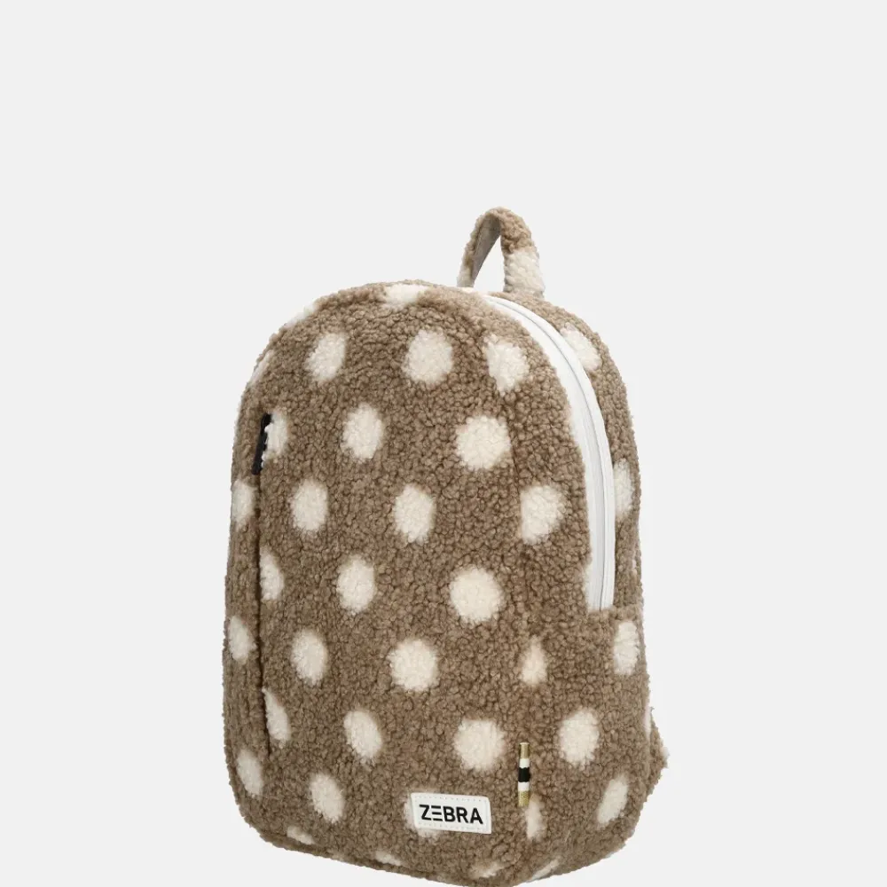 Kinderrugzakken Met Naam | Kinderrugzakken^Zebra Trends teddy stip kinderrugzak M taupe