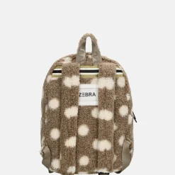 Kinderrugzakken Met Naam | Kinderrugzakken^Zebra Trends teddy stip kinderrugzak M taupe